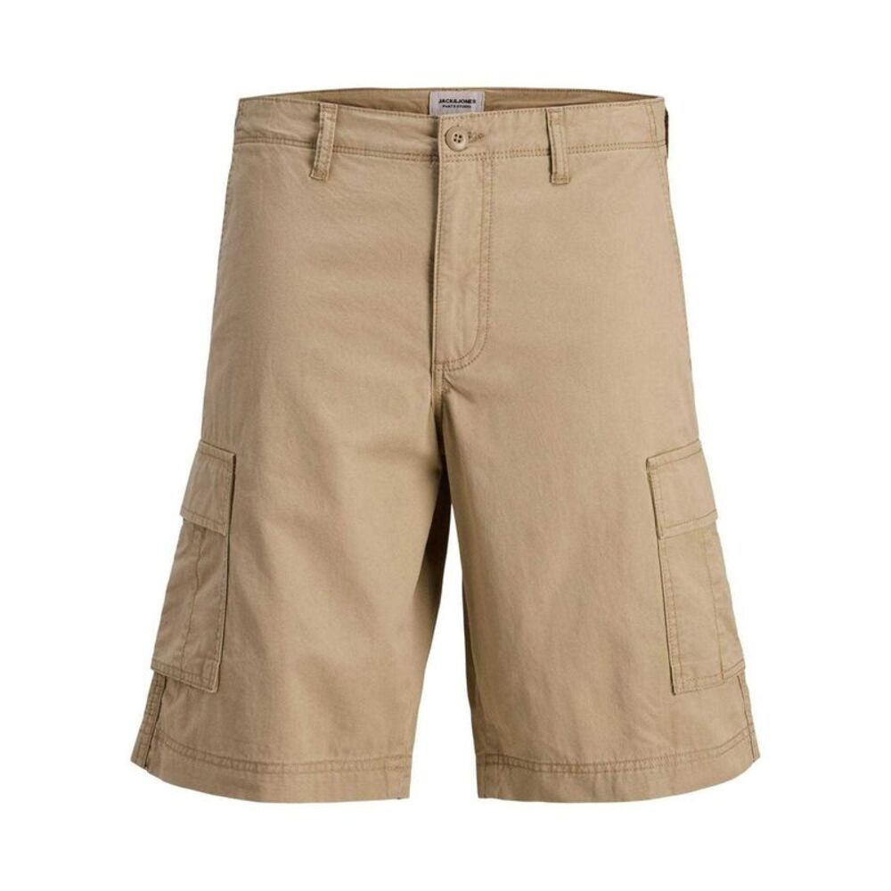 Jack And Jones Mens Cotton Blend Tailored Cargo Shorts / Crockery
